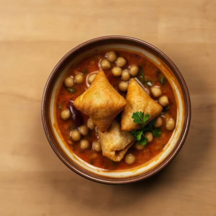 Ragda Samosa
