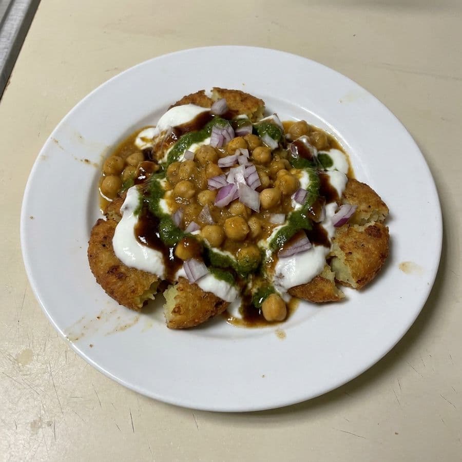 Aloo Tikki Chaat