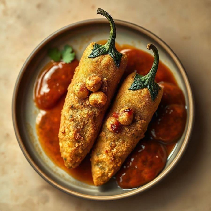 Stuffed Mirchi Pakora 2Pcs